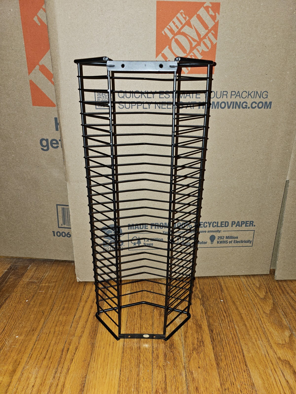 Atlantic 28 Row DVD/BR Tower Wall Stand Mount Steel Holder Storage Display Rack