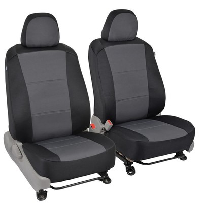 Car Seat Covers for Toyota Camry 2013 Custom Fit - Black/Dark Grey