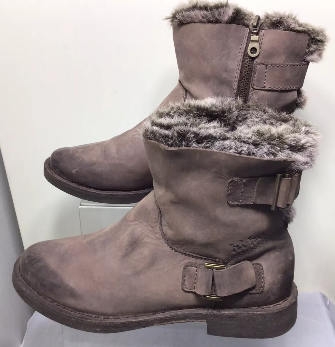 Fat face top grey ankle boots