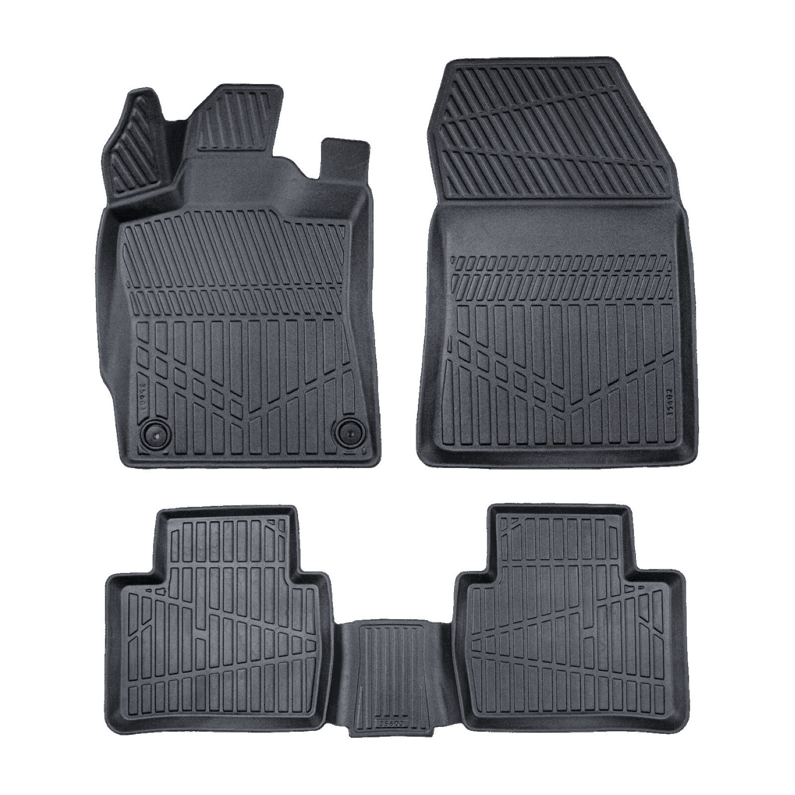 Tapis de sol caoutchouc Peugeot 408 finition exclusive thermofromé 3D luxe