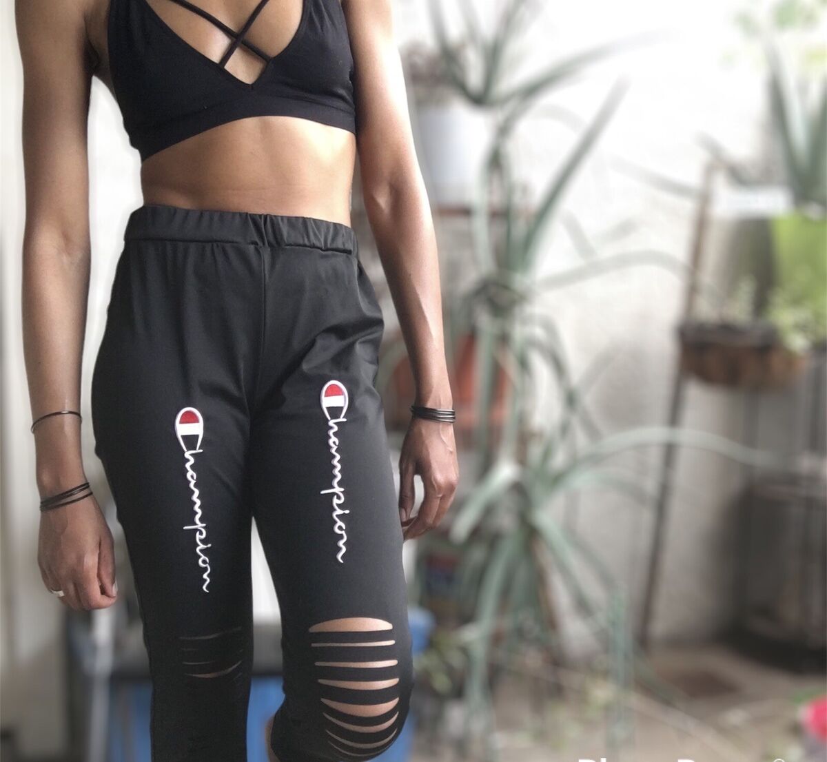 Champion Joggers Track Pants Juniors Size Large Black Fits Champion Joggers Track Pants Juniors Size Large Black Fits