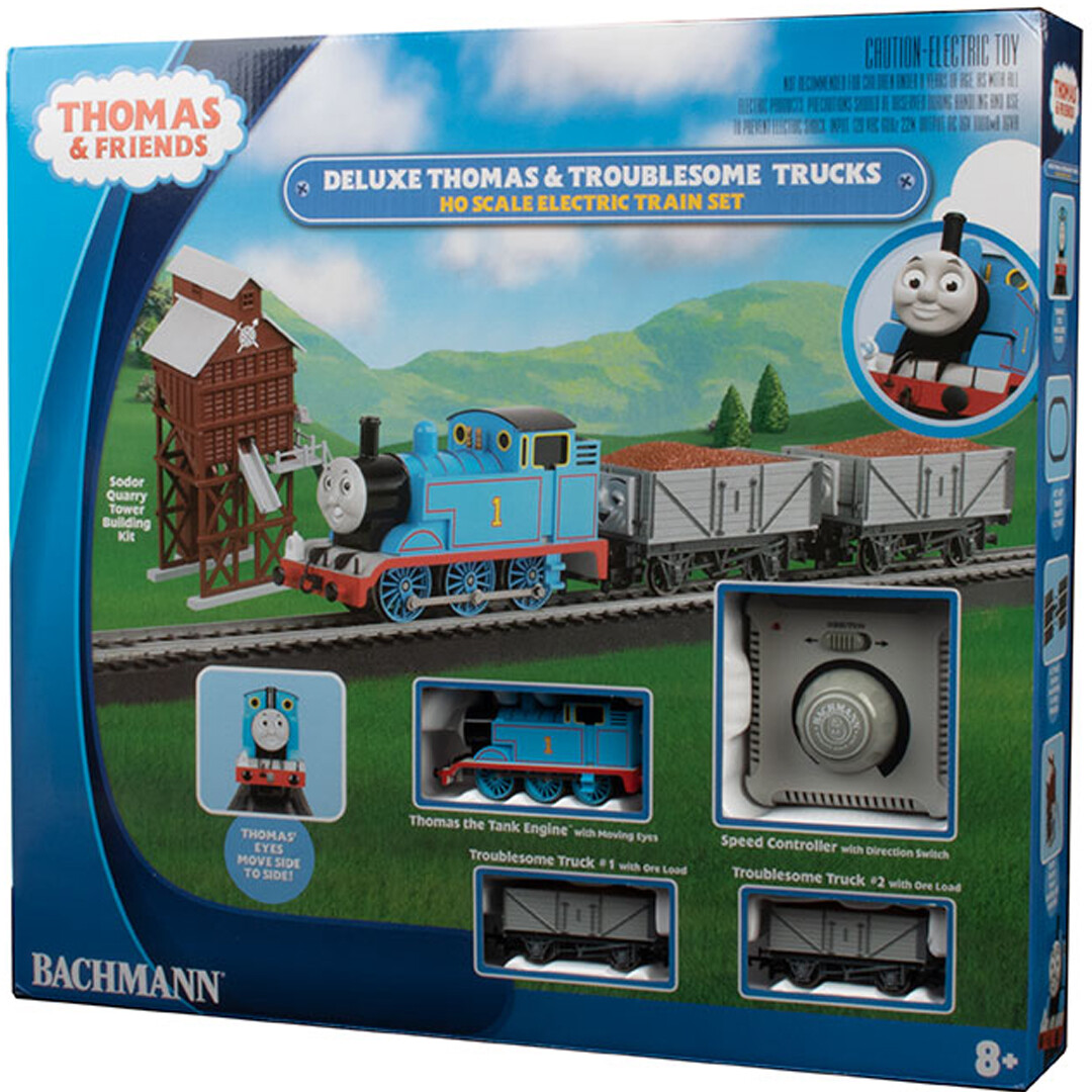 Bachmann 00760 Deluxe Thomas & The Troublesome Trucks Train Set HO
