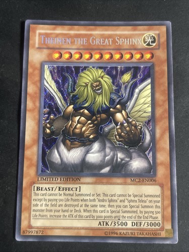 Theinen the Great Sphinx MC2-EN006 YuGiOh Master Collection Volume 2 card