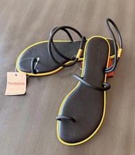 Sandalias Havaianas Una Pitanga Mujer Negras Goma Tirantes Planas Talla 11