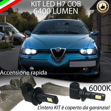 KIT FULL LED H7 CANBUS ALFA ROMEO 156 GIUGIARO H7 6000K BIANCO NO ERROR 60W