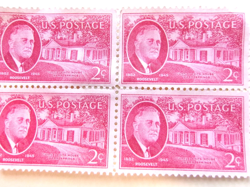 BOOK OF #4 ROOSEVELT 2 CENT & 3 CENT STAMPS - Image 3 of 4