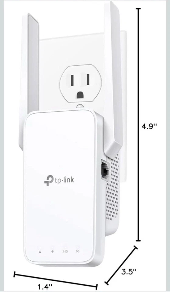 TP-Link AC1200 WiFi Extender, 1.2Gbps Home Signal Booster, Dual Band - Image 2 of 4