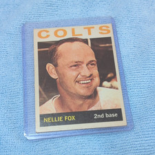 Topps 1964 Baseball Card Nellie Fox Houston Colt .45s #205 MLB Original