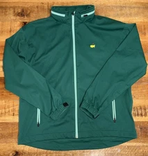 Masters Tech Men’s Performance Full Zip Golf Jacket W/ Stowable Hood Size Med