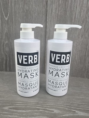 VERB Hydrating Mask Manage + Restore 16 oz - NEW Pair 