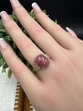 Sterling Silver 925 Gorgeous Coral Ring Women  s Size 7