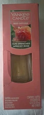 Yankee Candle Reed Diffuser New In Box Sun-Drenched Apricot Rose Ships Free