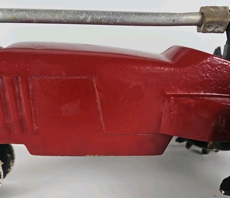  Aspersor de viagem para trator de trem de chuva gramado de água - Ferro fundido vermelho - 20" de comprimento  - Imagem 3 de 4