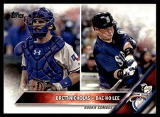 2016 Topps Update Brett Nicholas/Dae Ho Lee Rookie Texas Rangers/Seattle