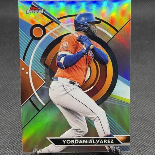 Yordan Alvarez [Refractor] #61 2023 Topps Finest card