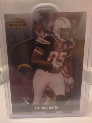 2009 Donruss Gridiron Gear - Antonio Gates #6 Silver Xs /250 Chargers 