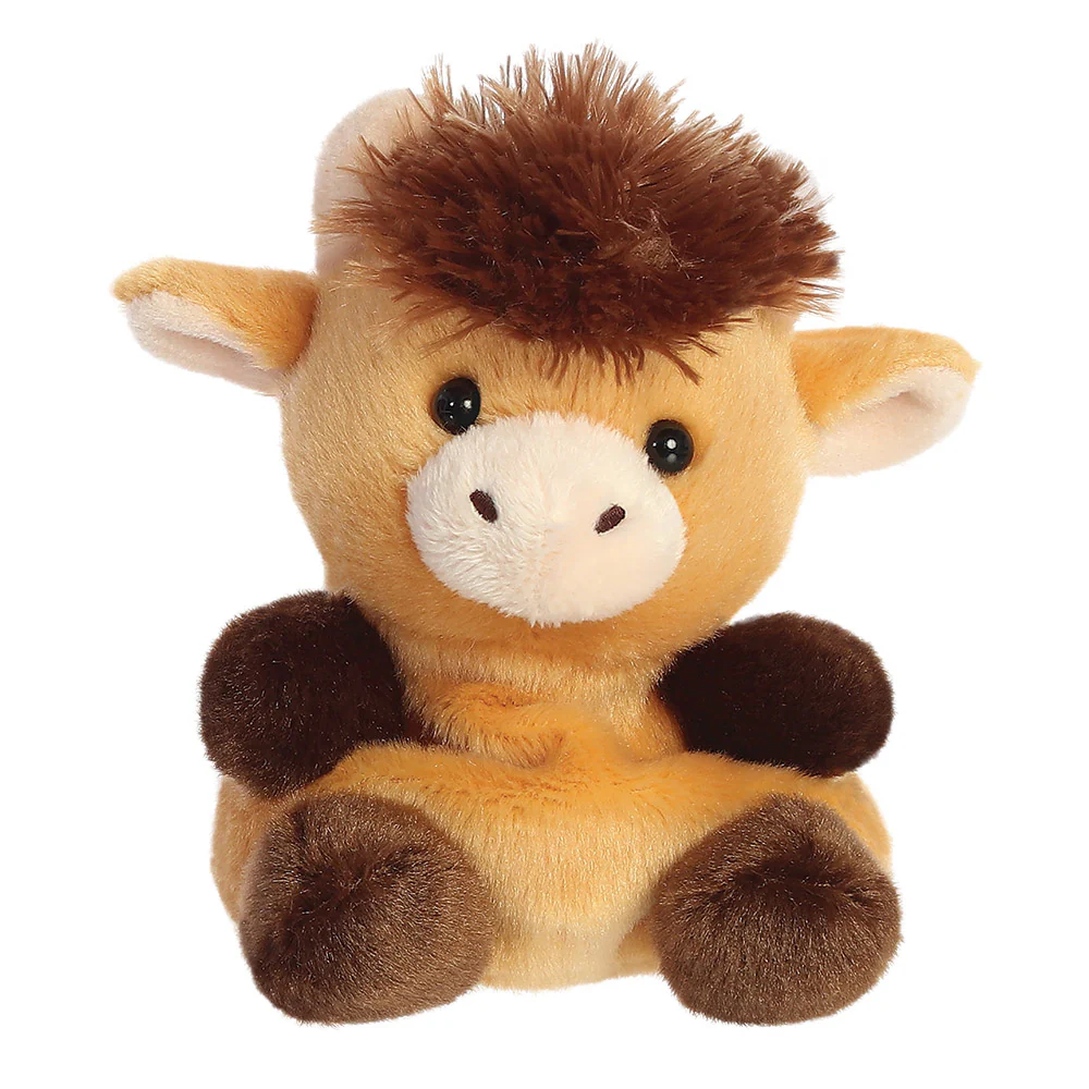 Aurora Palm Pals Hubert Highland Cow Soft Toy 5""