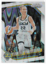 2025 Panini Prizm WNBA White Seismic #124 Courtney Vandersloot Chicago Sky