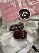 New Glossier Black Cherry Padlock Lock Limited Edition.