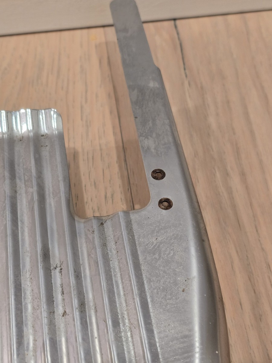 OEM Harley Panhead FLH Shovelhead Under Seat Frame Battery Ribbed