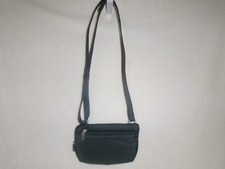 Travelon Small Gray Crossbody Travel Bag Purse-Anti Theft RFID-Locking Zipper