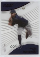 2023 Panini Chronicles Clear Vision Red 22/100 Trey Dombroski III #18 rw6