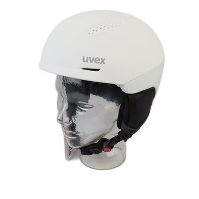 uvex Skihelm Damen Herren individuelle Größe optimierte Belüftung weiß schwarz 5
