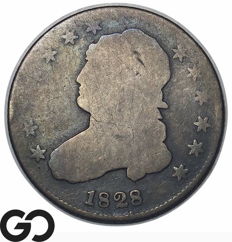 1828-P Capped Bust Quarter — photo from another recent sale