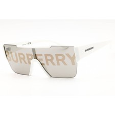 Burberry Men's Sunglasses White Nylon Shield Full Rim Frame 0BE4291 3007/H