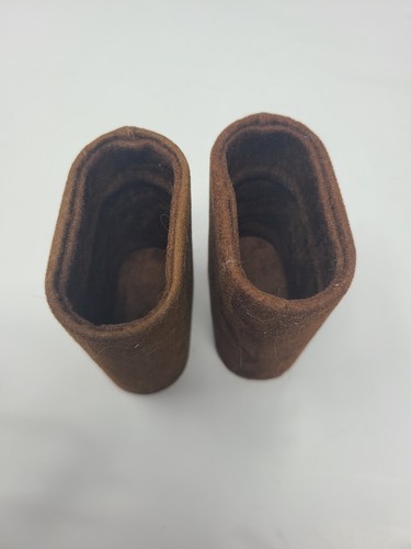 Vintage APEX Brown Felt Backgammon Shakers - Picture 2 of 3