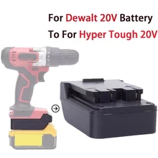 Adapter Konverter For Dewalt 18V/20V battery to for Hyper Tough 20V Power Tools