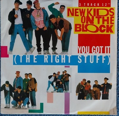 New Kids On The Block: You Got It (The Right Stuff) 12'' Vinyl Single Excellent