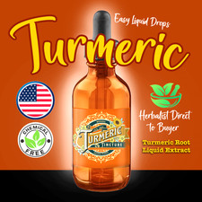 Turmeric Extract Curcumin EASY Liquid Drops Turmeric Extract - Made in USA