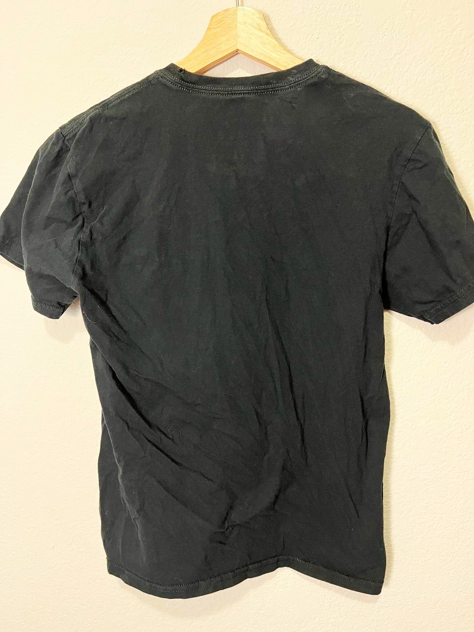 Pirate Skeleton Graphic T Shirt Black Gildan Gothic Halloween Skull S image 4