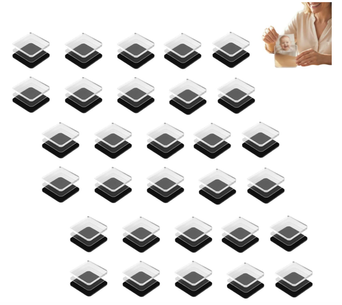 DIY Acrylic Fridge Magnets Kit with Adhesive Backing, Square Magnetic Frames - Bild 9 von 9