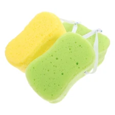3 Pcs Bath Sponge Body Exfoliating Shower Scrub Scrubber Massage