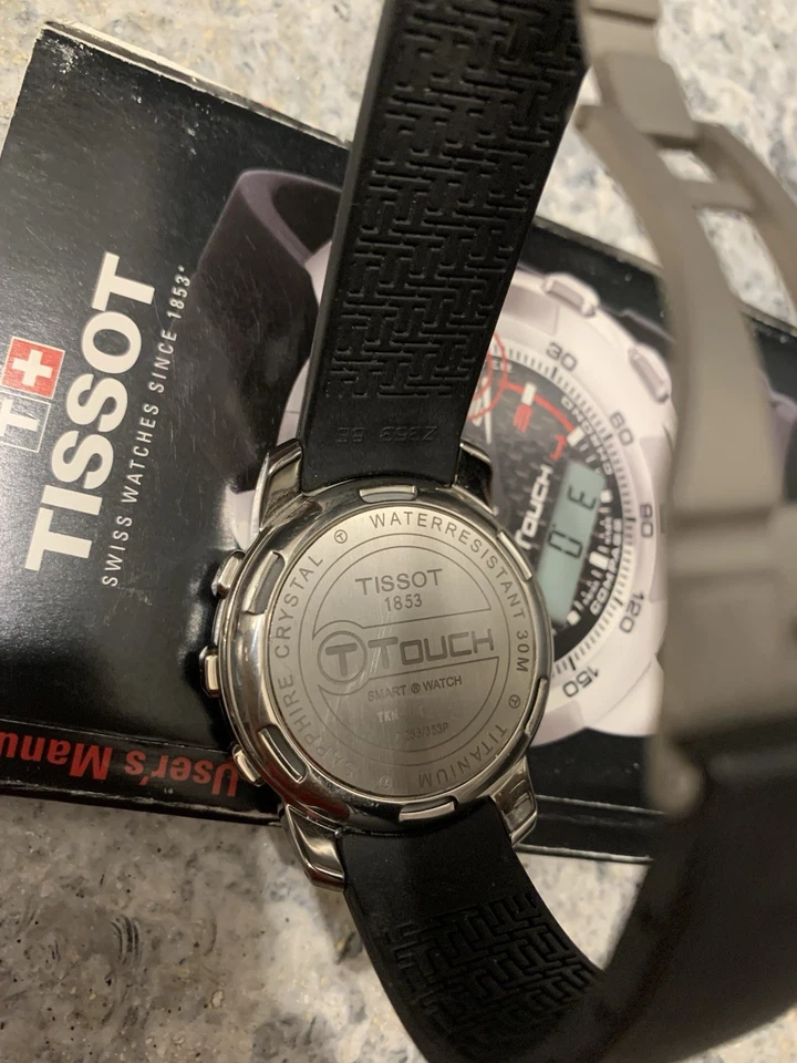 Tissot TTouch Expert 1853 Hombre Estuche Titanio Cuarzo Analógico Digital 43mm W G2U Foto 3 de 4