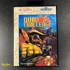 1991 Sega Genesis Quad Challenge • Nice Box • No Manual • Tested