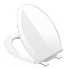 Toilet Seat Elongated Toilet Seat 18.5inch, Soft Close Toilet Seat Easy Clean...