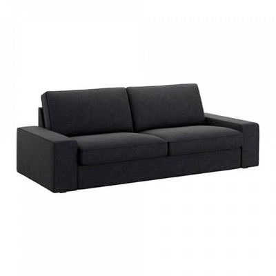 Ikea KIVIK Sofa Couch Cover Hillared Anthracite 603.489.17 / 003.489.20 (89 3/4)