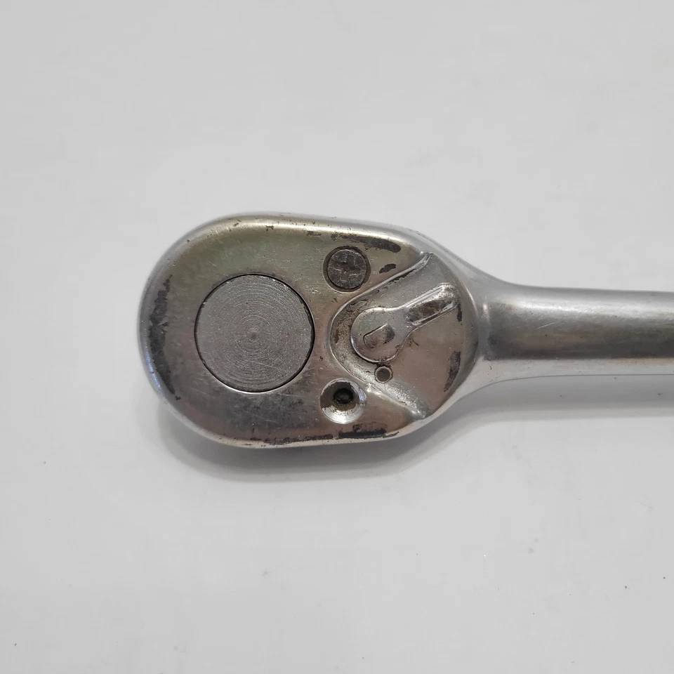 Wizard Tools H2831 Pear Head 1/2" Drive Knurled Handle Ratchet USA Vintage Foto 2 de 4