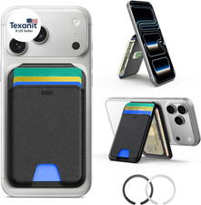 for Magsafe Wallet with Stand, RFID Blocking with Magsafe Ring, 5 Card Holder fo