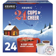 Advent Calendar Variety Pack, Single Serve K-Cup Pods, 24 Count