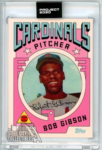 Bob Gibson #7 2020 Topps Project 2020 card
