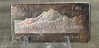 VERY RARE 1968 CONSOLIDATED SILVER CORP FINE SILVER ART BAR - 3 TROY OUNCES .999