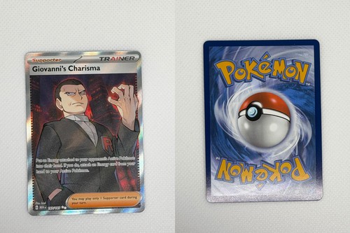 Giovanni's Charisma 197/165 Ultra Rare 151 Pokemon Holo Near Mint