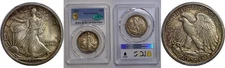 1916 Walking Liberty Half Dollar   PCGS MS-63  CAC