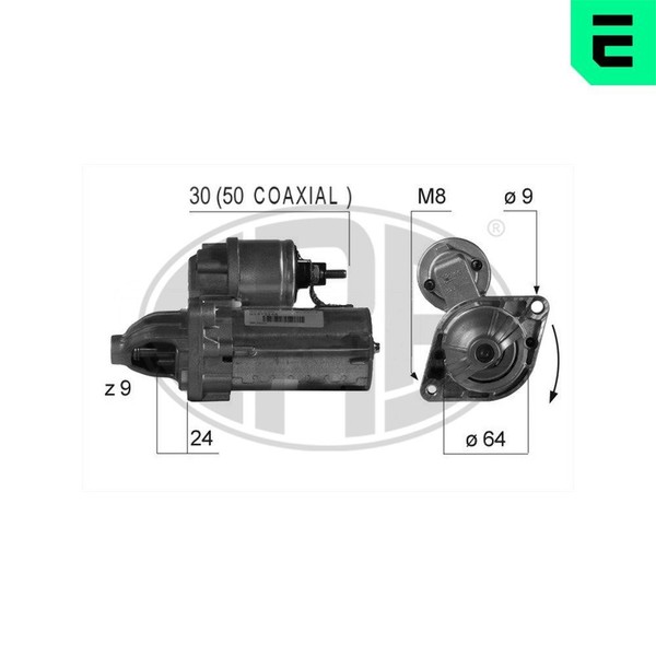 ERA Starter 220359A FüR Alfa Romeo CitroËN Passend FüR Fiat Ford Lancia Opel-image