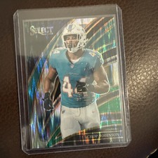 2025 Panini Select - Club Level Chop Robinson #283 Black & Green Shock Prizm