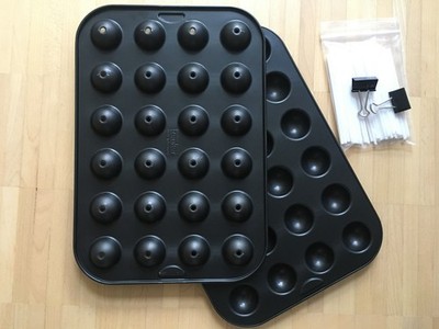 Zenker Cake-Pops Maker, schwarz, Form für Kuchen am Stiel, antihaftbeschichtet, 